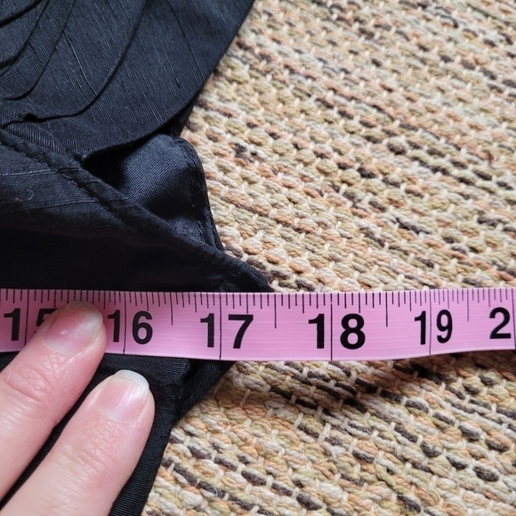 Vintage Black Off-Shoulder Dress - Picture 12 of 12